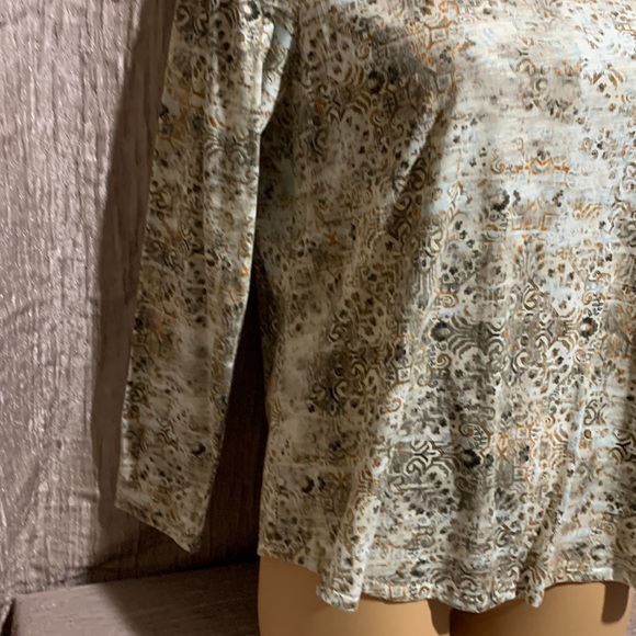 Sonoma Knit Top Blouse Cream Brown XL🌀 - Picture 4 of 13